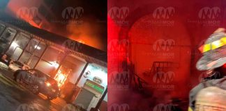 #VIDEO | Bar “Katara” es consumido por voraz incendio, en el Centro de Uruapan