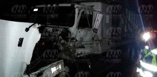 Se registra choque de tráileres en la Pátzcuaro – Copándaro