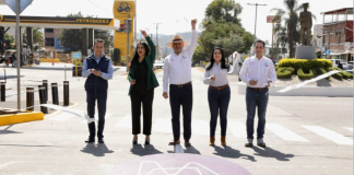 #Imágenes // Con 2 grandes obras se apuesta por movilidad en Los Reyes y Tingüindín: Gladyz Butanda