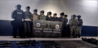 Siete Templarios detenidos tras enfrentamiento, en Ex Hacienda La Huerta