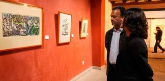 Julio Arreola inaugura la exposición de Alfredo Zalce en Pátzcuaro