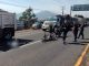 Se registra choque entre ciclista y motociclista al poniente de Morelia; hay 3 heridos