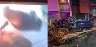 #VIDEO | Captan momento exacto del brutal choque en el Blvd. García de León en Morelia