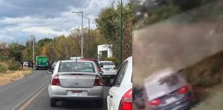 #VIDEO | Se registran 2 accidentes en Morelia y Huiramba; hay 2 jóvenes heridos