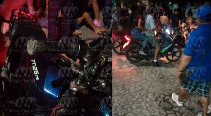 Choque entre motocicletas en Tierra Caliente deja 2 heridos, uno grave