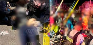 Accidente de motos deja al menos 3 adolescentes heridos en El Realito, Morelia