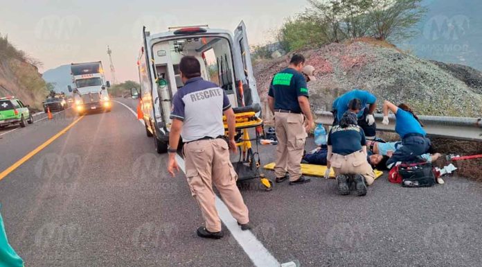 #Imágenes | Ocurren al menos 3 accidentes en distintos puntos de la autopista Siglo XXI
