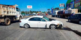 #Imágenes | Se registran 2 accidentes vehiculares en Morelia; 2 personas quedan heridas