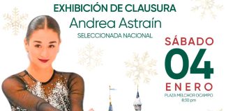 Andrea Astraín deleitará a los morelianos con su talento sobre la pista de hielo