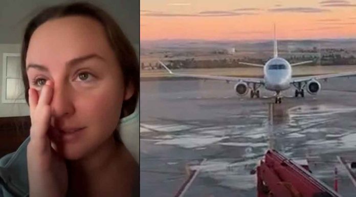 Pareja se vuelve viral por bochornoso incidente en aeropuerto