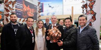 Bedolla presume a Michoacán en la Fitur de Madrid