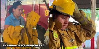 El Gobierno de Apatzingán entrega equipo forestal a su Cuerpo de Bomberos