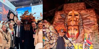 #Imágenes | Catrina Monarca, embajadora de Michoacán en la Fitur