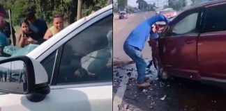 #VIDEO | #México: Choque frontal deja dos personas sin vida y una herida; conducían bajo los efectos del alcohol