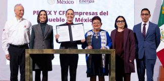 CFE y PEMEX vuelven a ser del pueblo de México: Presidenta firma leyes secundarias que revierten reforma energética de 2013