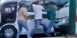 #VIDEO | Combiero y motociclista se pelean a golpes en la Av. Madero Poniente de Morelia