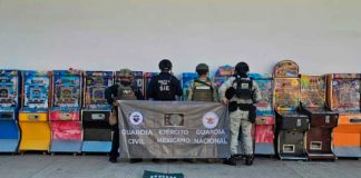 Decomisan 16 máquinas tragamonedas y droga en Tierra Caliente: SSP