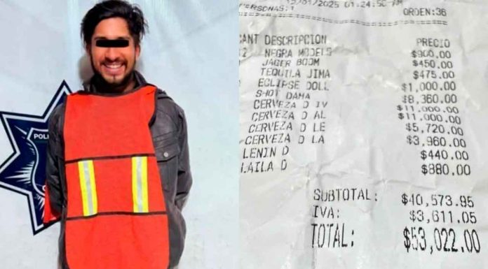 México: Detienen a hombre por deber más de 53 mil pesos en un table dance