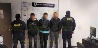 #Morelia: Detienen a tres hombres por allanamiento en un establecimiento en Manantiales