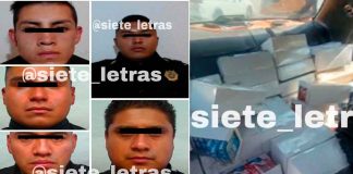 #México: ¡Les cayó la ley! Sorprenden a policías con drogas y medicamentos robados