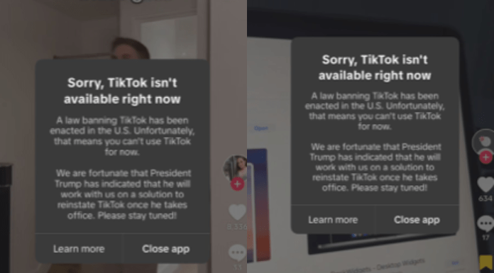 ¡Es oficial! TikTok ya ha dejado de funcionar en Estados Unidos