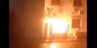 #VIDEO | #México: Hombre prende fuego a una casa luego de que sus vecinos le reclamaran por su perro