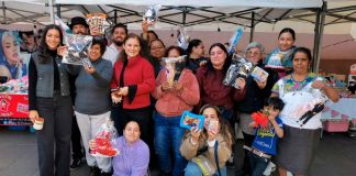 #Imágenes | Agrupación de emprendedores donó juguetes al Instituto Municipal de la Mujer