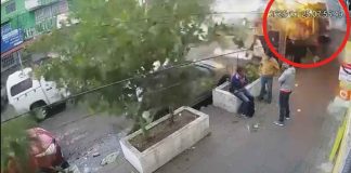 #VIDEO | Cámara de seguridad graba explosión por fuga de gas en puesto de comida #México