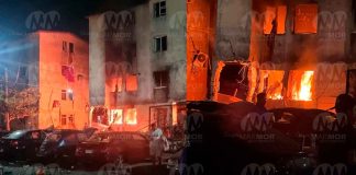 #VIDEO | Explosión en edificio de Lázaro Cárdenas, deja al menos un fallecido y varios heridos