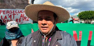 FNLS refiere que continuarán las manifestaciones mientras no cese persecución política contra Leobardo Reyes
