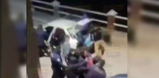 #VIDEO | Policías abusan de su autoridad: habrían irrumpido en un domicilio y baleado a una mujer en #México