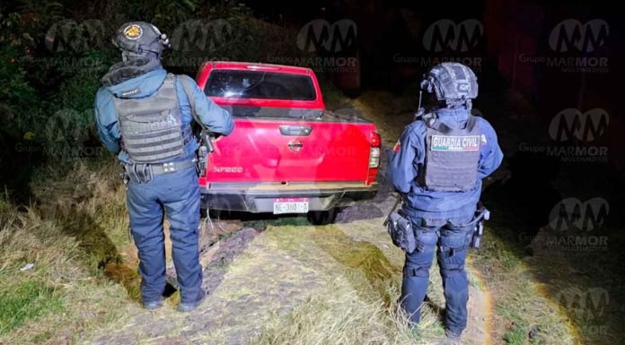GC recupera 2 vehículos robados, en distintos sitios de Pátzcuaro