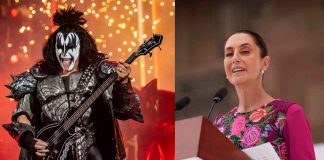 Bajista de Kiss, Gene Simmons, agradece a la presidenta Sheinbaum el apoyo ante los incendios en Los Ángeles