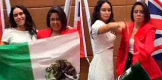 #VIDEO | Gimnasta olímpica es fuertemente criticada en redes tras aventar la bandera de México