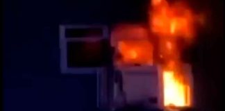 #VIDEO | Hombre ataca con martillo a su novia y prende fuego a su departamento con su hija y su perro dentro