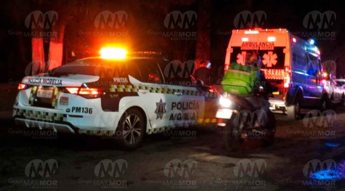 Hombre sufre balazo al manipular un arma en la colonia El Porvenir de Morelia