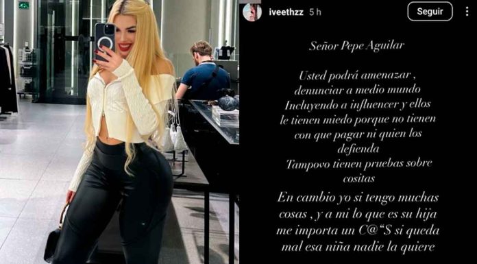 Influencer asegura estar embarazada de Christian Nodal y manda mensaje en redes a Pepe Aguilar