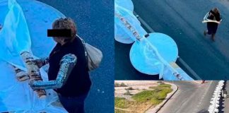 Mujer roba pedazo de Rosca de Reyes y casi arruina un Récord Guinness; ahora la conocen en redes como “Lady Rosca”