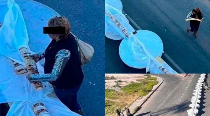 Mujer roba pedazo de Rosca de Reyes y casi arruina un Récord Guinness; ahora la conocen en redes como “Lady Rosca”