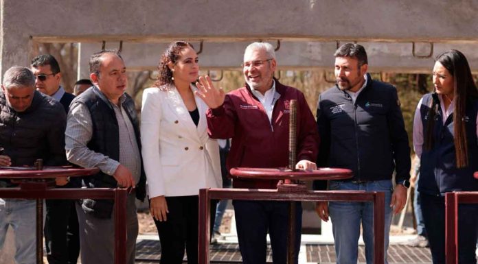 Inaugura Bedolla línea de conducción de aguas tratadas en Morelia