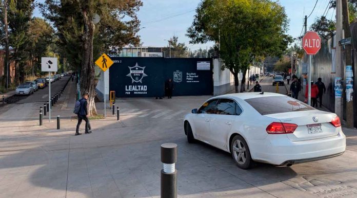 #Imágenes | Desisten elementos de Guardia Civil de manifestación a las afueras de la SSP