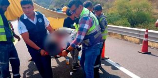 En intento de robo, motociclista es baleado en la autopista Siglo XXI
