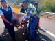 En intento de robo, motociclista es baleado en la autopista Siglo XXI