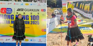 #VIDEO | Mujer rarámuri participa en el ultra maratón de Hong Kong logra proeza y termina la carrera en muletas