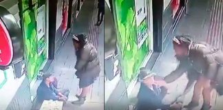 #VIDEO | Se viraliza el video de una mujer atacando con una navaja a un hombre