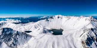 #Imágenes | Popocatépetl y Nevado de Toluca amanecen cubiertos de nieve
