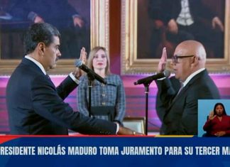 #VIDEO | Nicolás Maduro asume en Caracas su tercer mandato consecutivo como presidente de Venezuela