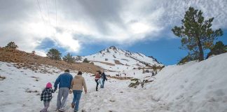 #Entérate #Clima | Mañana de nieve en los volcanes Popocatépetl y Nevado de Toluca