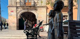 Desde hace tres semanas, ya se había registrado el intento del robo del maletín de la escultura “Los Niños Españoles”