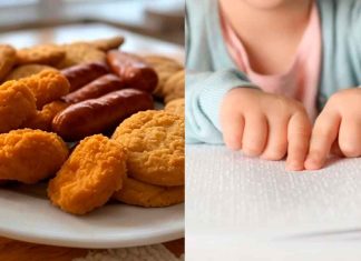 Niño de 8 años pierde la vista porque su mamá lo alimentaba solo con nuggets, salchichas y galletas